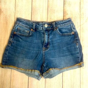 Aeropostale 00 High rise shorty blue Jean shorts